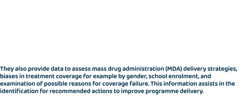The WHO recommends countries to regularly treat at least 75% of all school aged children (SAC) who are at risk of mor...